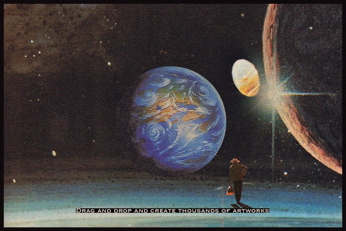 Lilithcollageart 1000多种复古创意拼贴艺术超现实主义创作者汽车水果食物人物PNG元素包 Surreal Collage Art Creator 图片素材 sucaiwan.com