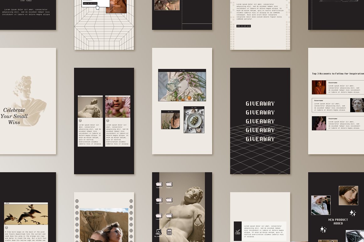 Bonumo 复古INS风像素化优雅简约错误窗口新媒体海报社交PSD样机模板 Retro Instagram Template 样机素材 第8张-素材湾丨精选海外优质设计素材资源 Bonumo 复古INS风像素化优雅简约错误窗口新媒体海报社交PSD样机模板 Retro Instagram Template 样机素材 sucaiwan.com