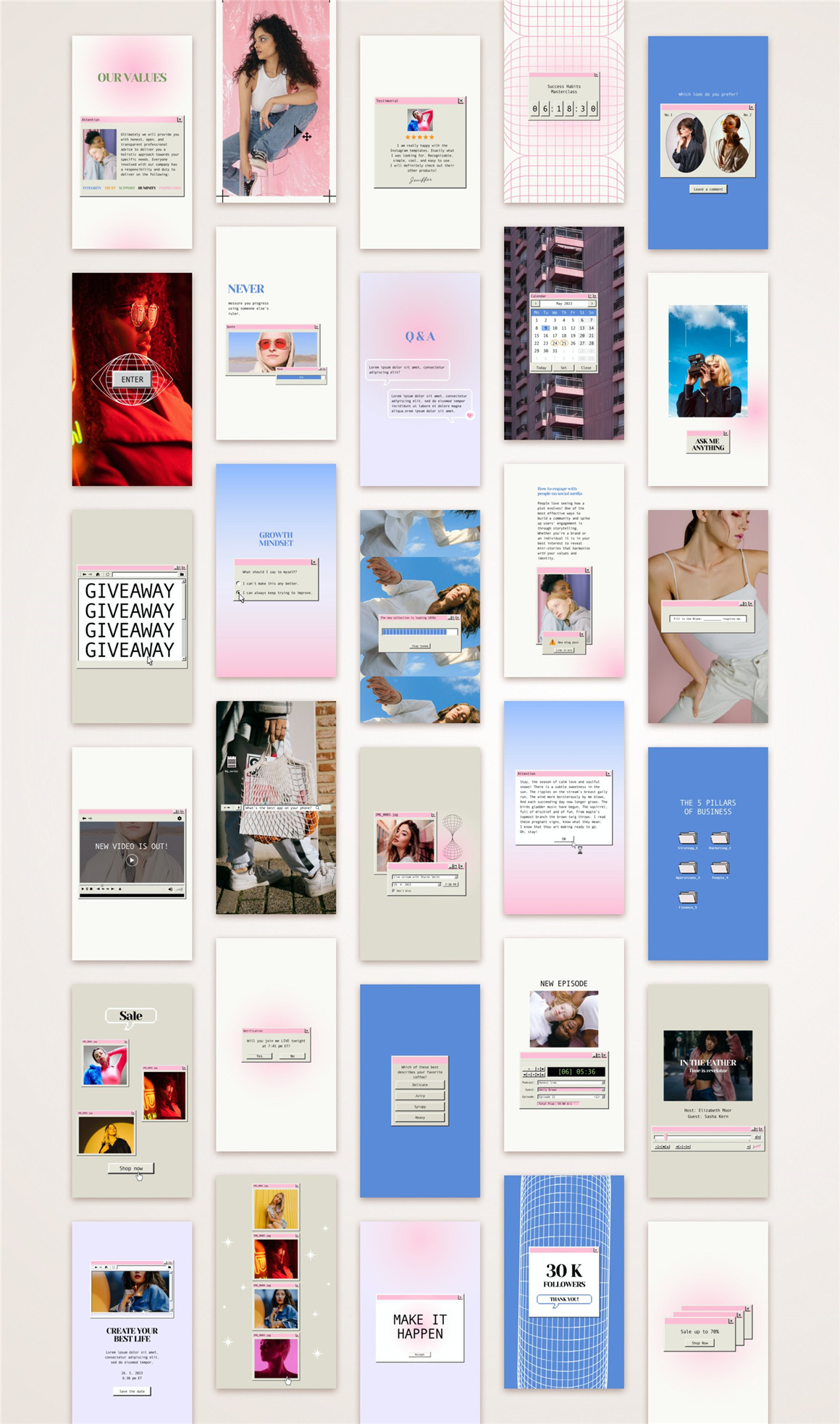 Bonumo 复古美学WIN95旧计算机窗口进度条提示页Instagra风格竖屏PSD样机模板 Retro Instagram Template 样机素材 第11张-素材湾丨精选海外优质设计素材资源 Bonumo 复古美学WIN95旧计算机窗口进度条提示页Instagra风格竖屏PSD样机模板 Retro Instagram Template 样机素材 sucaiwan.com