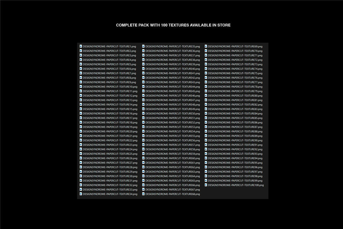 100+个复古半色调皱纹划痕撕裂PNG纹理叠加素材包 Papercut Texture Pack 图片素材 sucaiwan.com