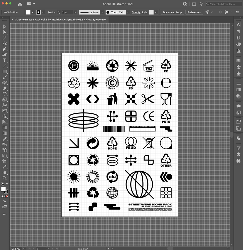 Intuitive Designs 50多个暗黑机能酸性街头服饰矢量图标元素包 Streetwear Icon Pack Vol.1 图片素材 第4张-素材湾丨精选海外优质设计素材资源 Intuitive Designs 50多个暗黑机能酸性街头服饰矢量图标元素包 Streetwear Icon Pack Vol.1 图片素材 sucaiwan.com
