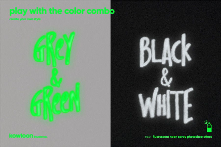 霓虹灯喷雾新潮艺术效果Photoshop PSD模板 neon spray effect 设计素材 第7张-素材湾丨精选海外优质设计素材资源 霓虹灯喷雾新潮艺术效果Photoshop PSD模板 neon spray effect 设计素材 sucaiwan.com