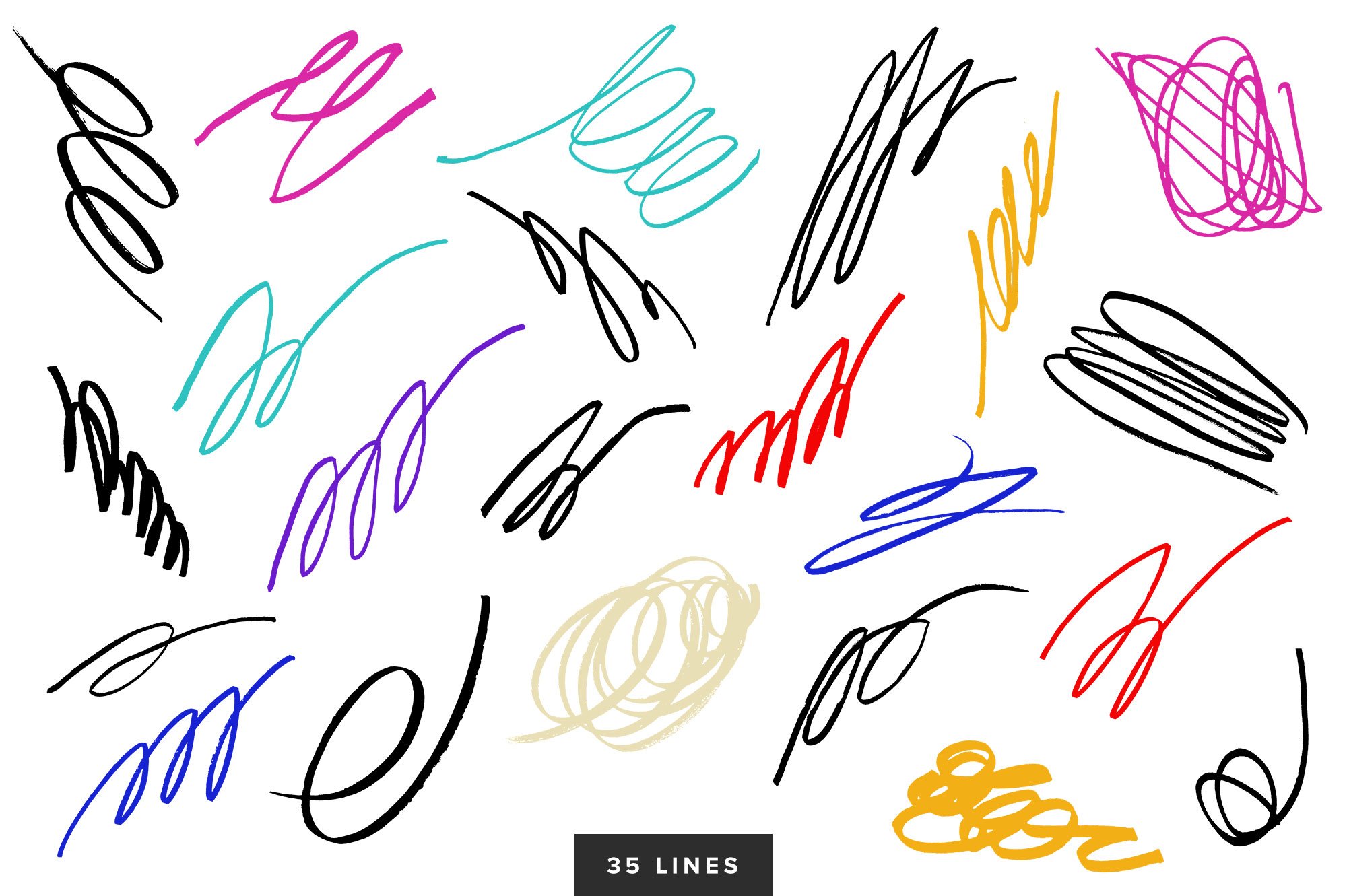 Creative Collage Toolbox 大量创意拼贴元素和物体喷漆形状绘画纸张纹理 图片素材 sucaiwan.com