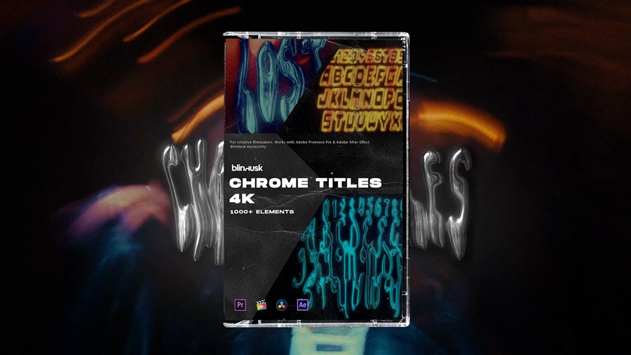Blindusk 4K/HD复古酸性金属镀铬3D字母电影字幕标题独特视频动画mov/mogrt/aep格式素材 Blindusk – CHROME TITLES 影视音频 第1张-素材湾丨精选海外优质设计素材资源 Blindusk 4K/HD复古酸性金属镀铬3D字母电影字幕标题独特视频动画mov/mogrt/aep格式素材 Blindusk – CHROME TITLES 影视音频 sucaiwan.com