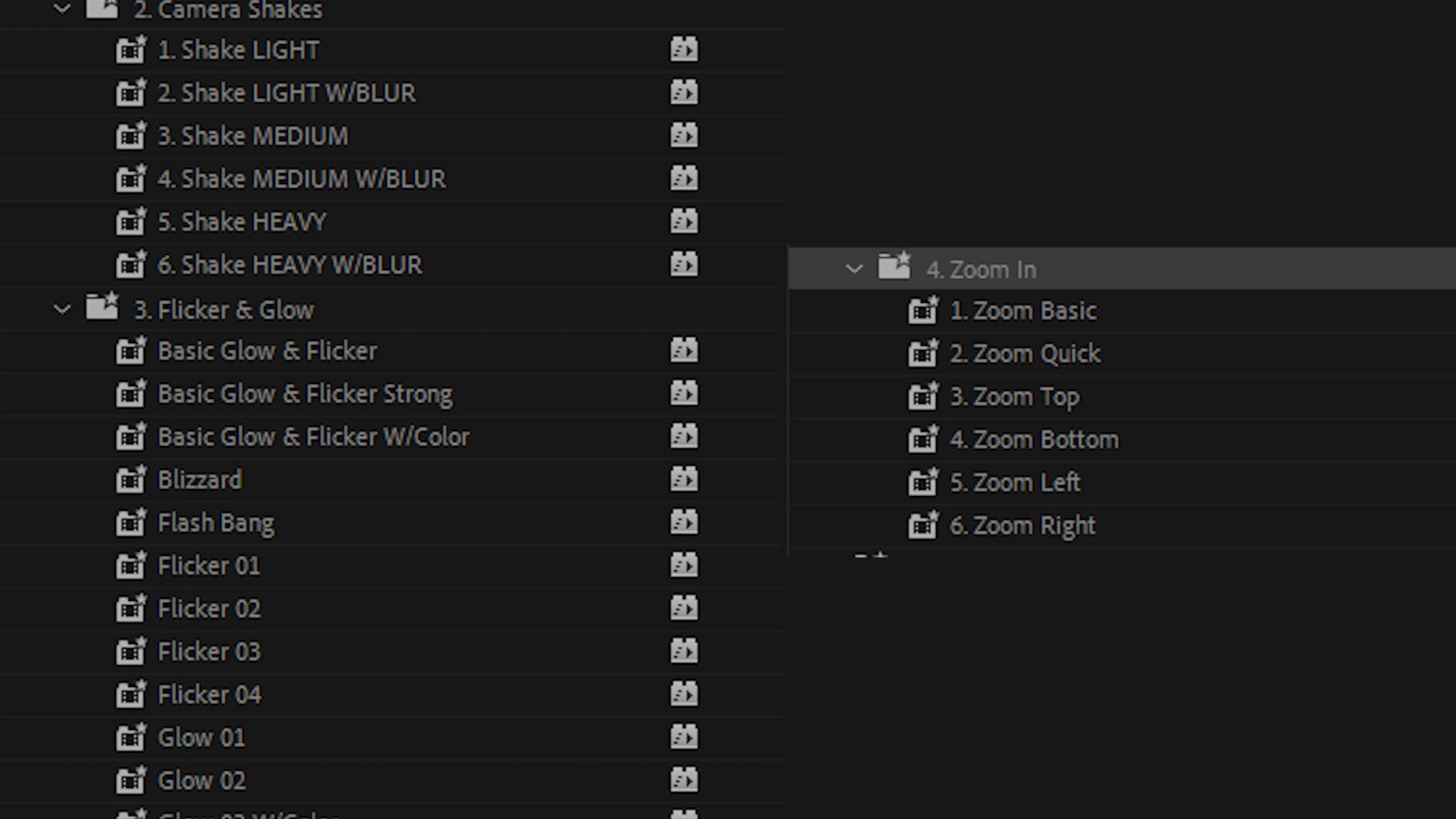 CinePacks 45个转场过渡相机抖动发光闪烁变焦拉伸缩放嘻哈说唱MV音乐视频效果预设套装 Premiere Pro Preset FX 影视音频 第7张-素材湾丨精选海外优质设计素材资源 CinePacks 45个转场过渡相机抖动发光闪烁变焦拉伸缩放嘻哈说唱MV音乐视频效果预设套装 Premiere Pro Preset FX 影视音频 sucaiwan.com