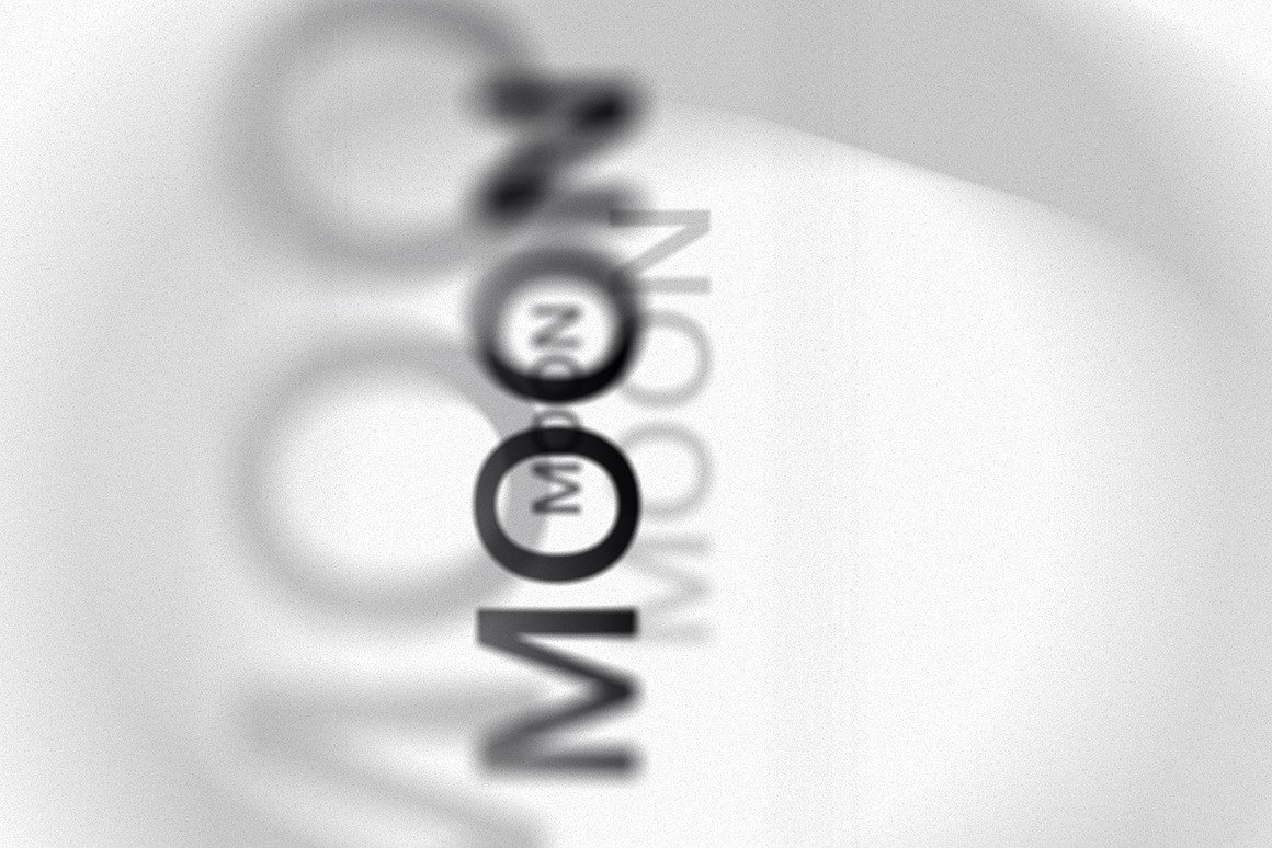 创意抽象未来科幻模糊Logo字体设计PS样式素材模板 Ghost Lettering Text Effect , sucaiwan.com