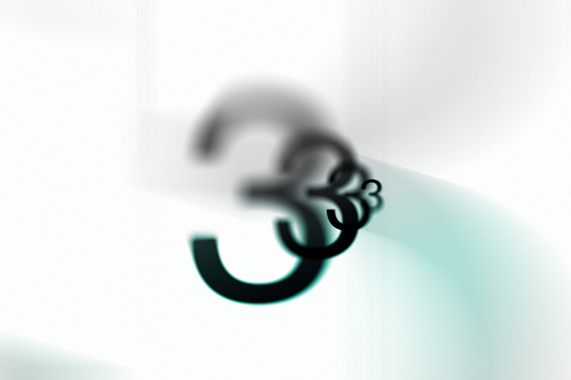 创意抽象未来科幻模糊Logo字体设计PS样式素材模板 Ghost Lettering Text Effect , sucaiwan.com