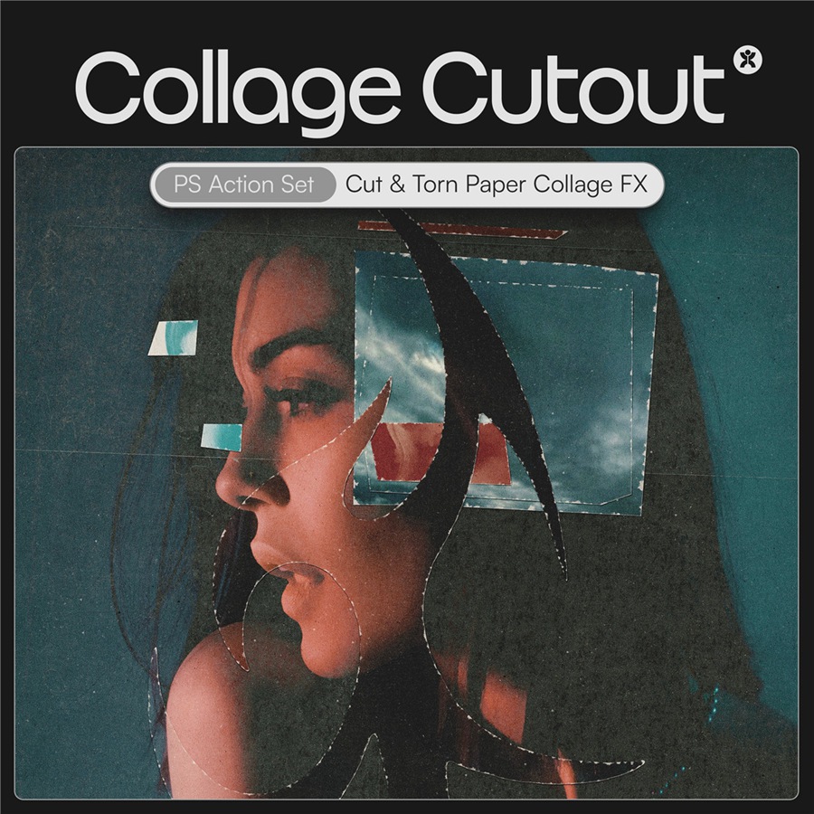 混乱邋遢粗糙美学镂空拼贴剪纸艺术PS动作效果 Doron Supply - Collage Cutout 插件预设 第1张-素材湾丨精选海外优质设计素材资源 混乱邋遢粗糙美学镂空拼贴剪纸艺术PS动作效果 Doron Supply - Collage Cutout 插件预设 sucaiwan.com