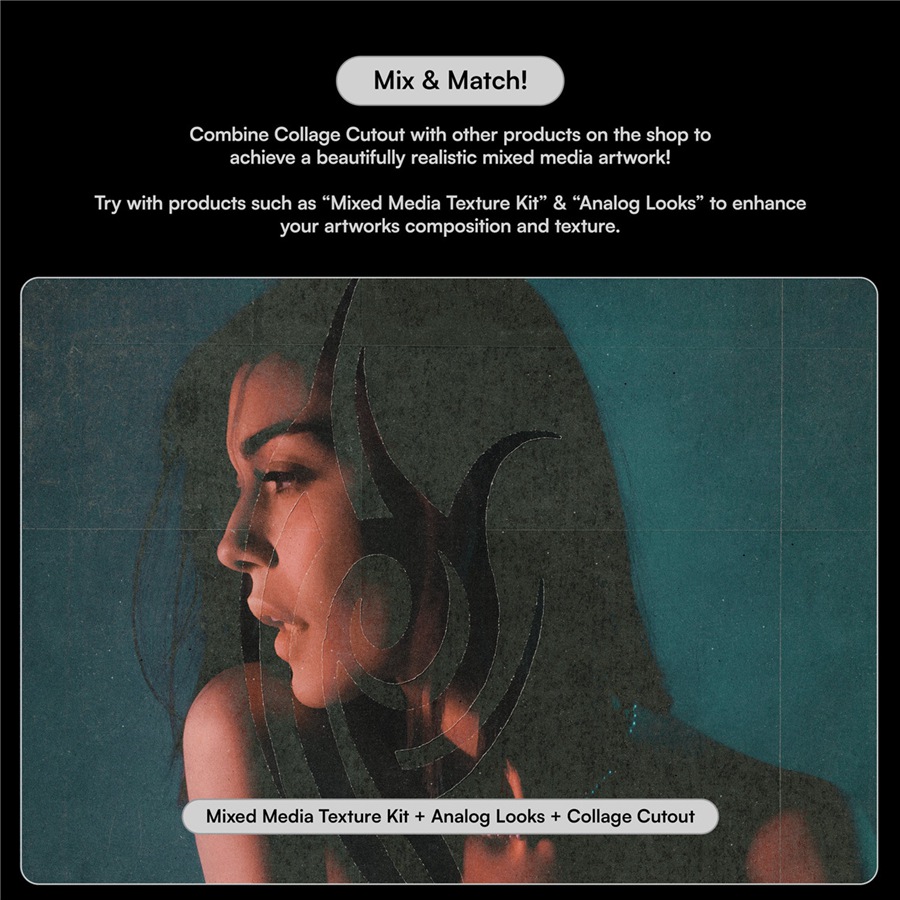 混乱邋遢粗糙美学镂空拼贴剪纸艺术PS动作效果 Doron Supply - Collage Cutout 插件预设 第3张-素材湾丨精选海外优质设计素材资源 混乱邋遢粗糙美学镂空拼贴剪纸艺术PS动作效果 Doron Supply - Collage Cutout 插件预设 sucaiwan.com