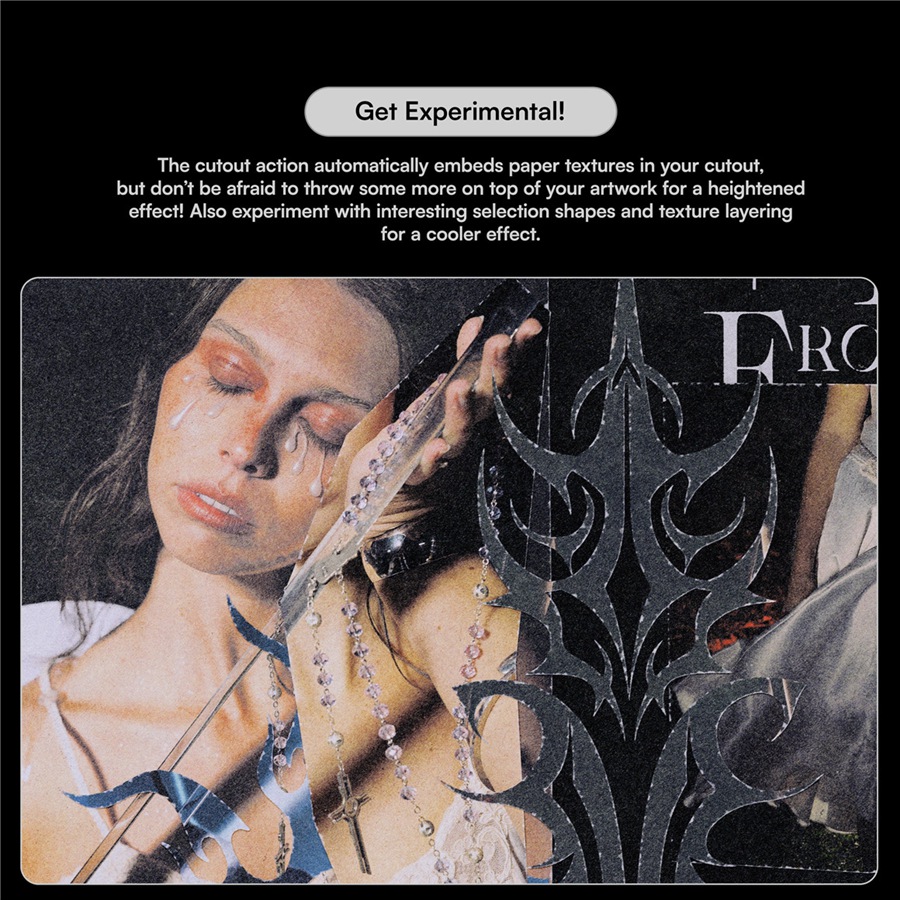 混乱邋遢粗糙美学镂空拼贴剪纸艺术PS动作效果 Doron Supply - Collage Cutout 插件预设 第6张-素材湾丨精选海外优质设计素材资源 混乱邋遢粗糙美学镂空拼贴剪纸艺术PS动作效果 Doron Supply - Collage Cutout 插件预设 sucaiwan.com