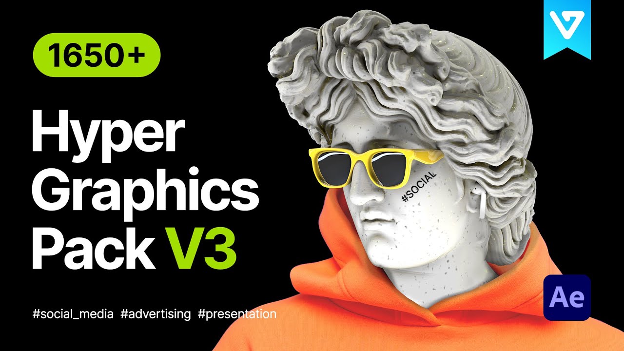 AE脚本-1650个时尚网络社交媒体LOGO标题图文排版设计背景动画 Hyper – Graphics Pack V3.0（ EasyEdit Viewer V3.2.0） 插件预设 sucaiwan.com