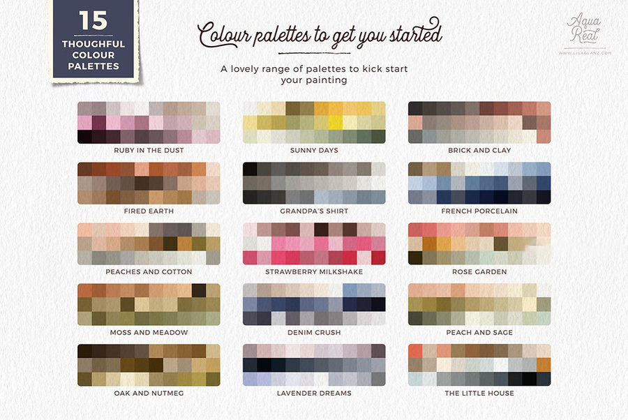 Procreate笔刷-水彩插画纹理Procreate笔刷素材 笔刷资源 sucaiwan.com