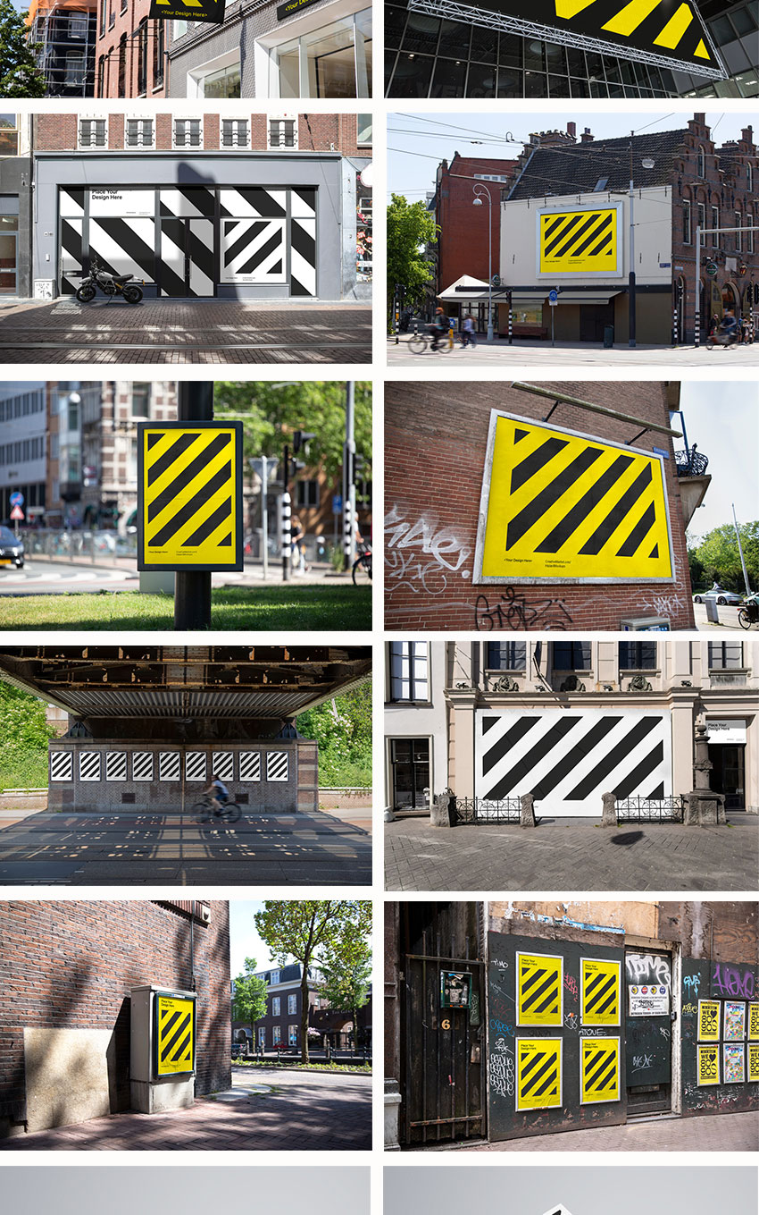 样机模版-82款真实场景海报设计展示PS样机模版素材 样机素材 sucaiwan.com