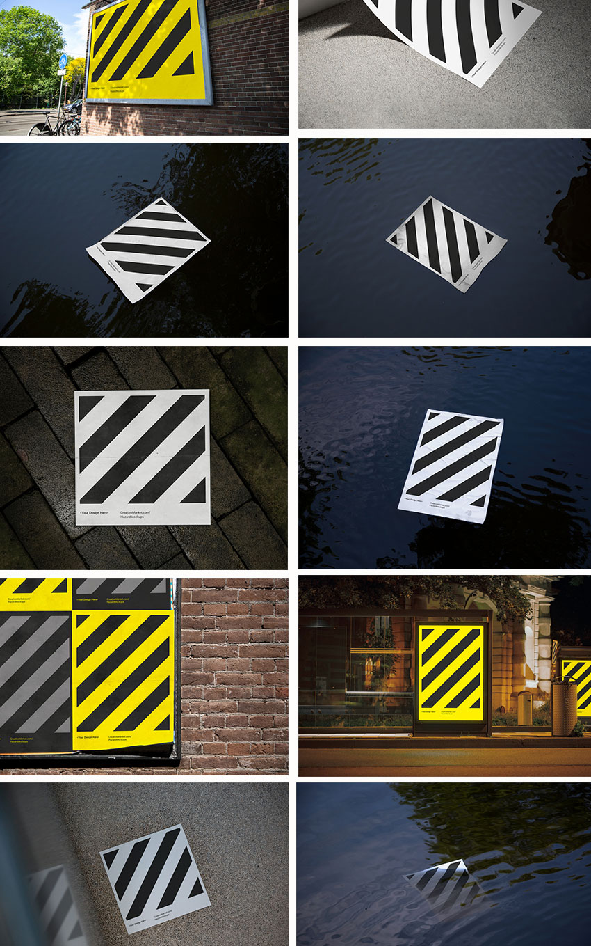 样机模版-82款真实场景海报设计展示PS样机模版素材 样机素材 sucaiwan.com