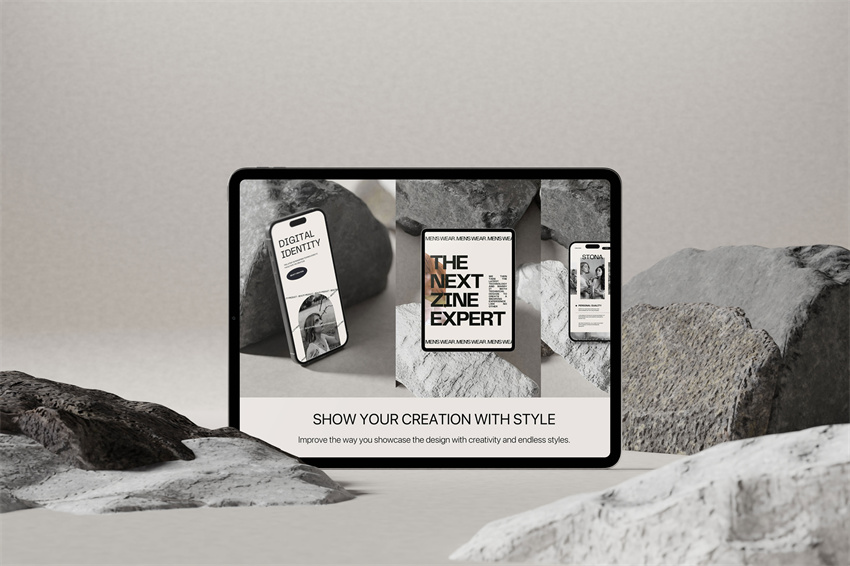 样机模版-高端文创手机平板名片PS样机模版素材 样机素材 sucaiwan.com