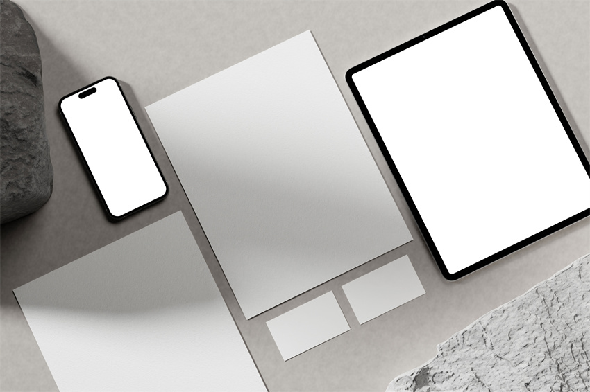 样机模版-高端文创手机平板名片PS样机模版素材 样机素材 sucaiwan.com