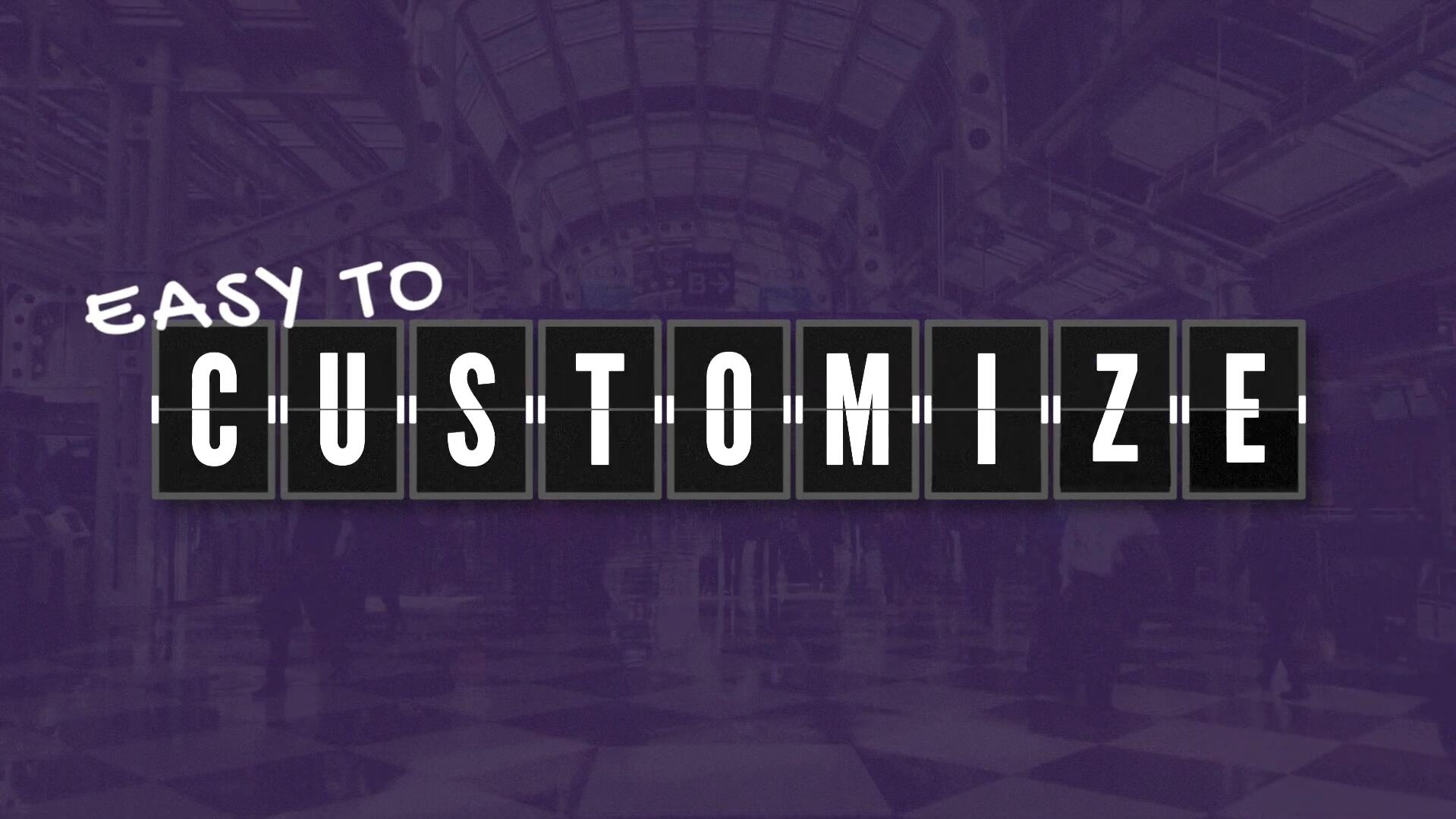 FCPX插件：5种趣味手写卡通故障霓虹计时牌翻转动画效果 , sucaiwan.com