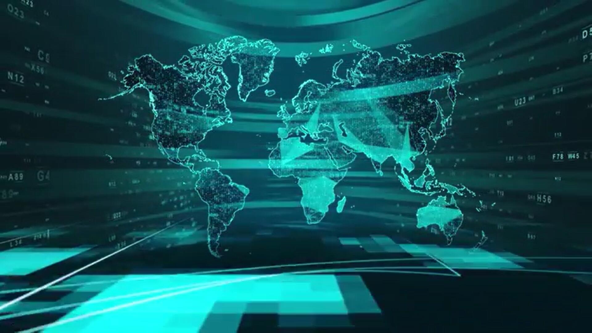 FCPX插件：8个世界地图场景新闻栏目视频背景动画 , sucaiwan.com