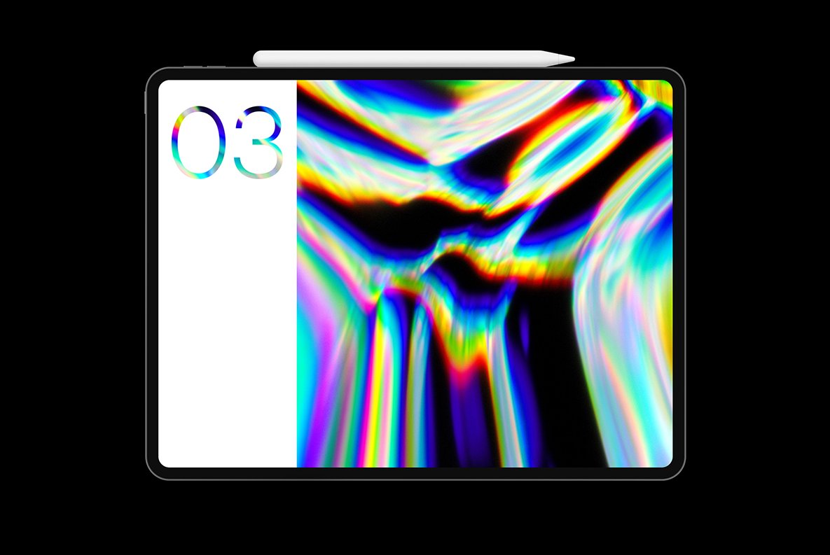 Cosmic Stories Studio 抽象艺术品全息霓虹渐变色波纹海报背景纹理图片素材包 Undertone Gradient Bundle 图片素材 sucaiwan.com