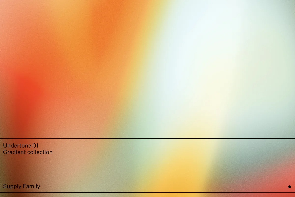 Cosmic Stories Studio 抽象艺术品全息霓虹渐变色波纹海报背景纹理图片素材包 Undertone Gradient Bundle 图片素材 sucaiwan.com