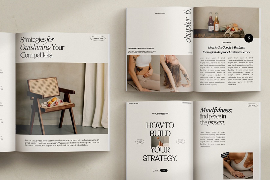 65页电子书封面主题/印刷/家居/服装时尚杂志Canva模板 SERE / Ebook Creator Kit 幻灯图表 第7张-素材湾丨精选海外优质设计素材资源 65页电子书封面主题/印刷/家居/服装时尚杂志Canva模板 SERE / Ebook Creator Kit 幻灯图表 sucaiwan.com