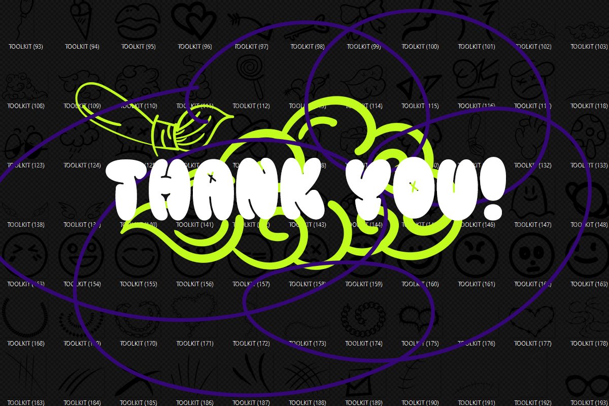 260个手绘涂鸦艺术拼贴海报设计PNG透明元素 Graffiti Toolkit – 260 PNG Elements 图片素材 sucaiwan.com