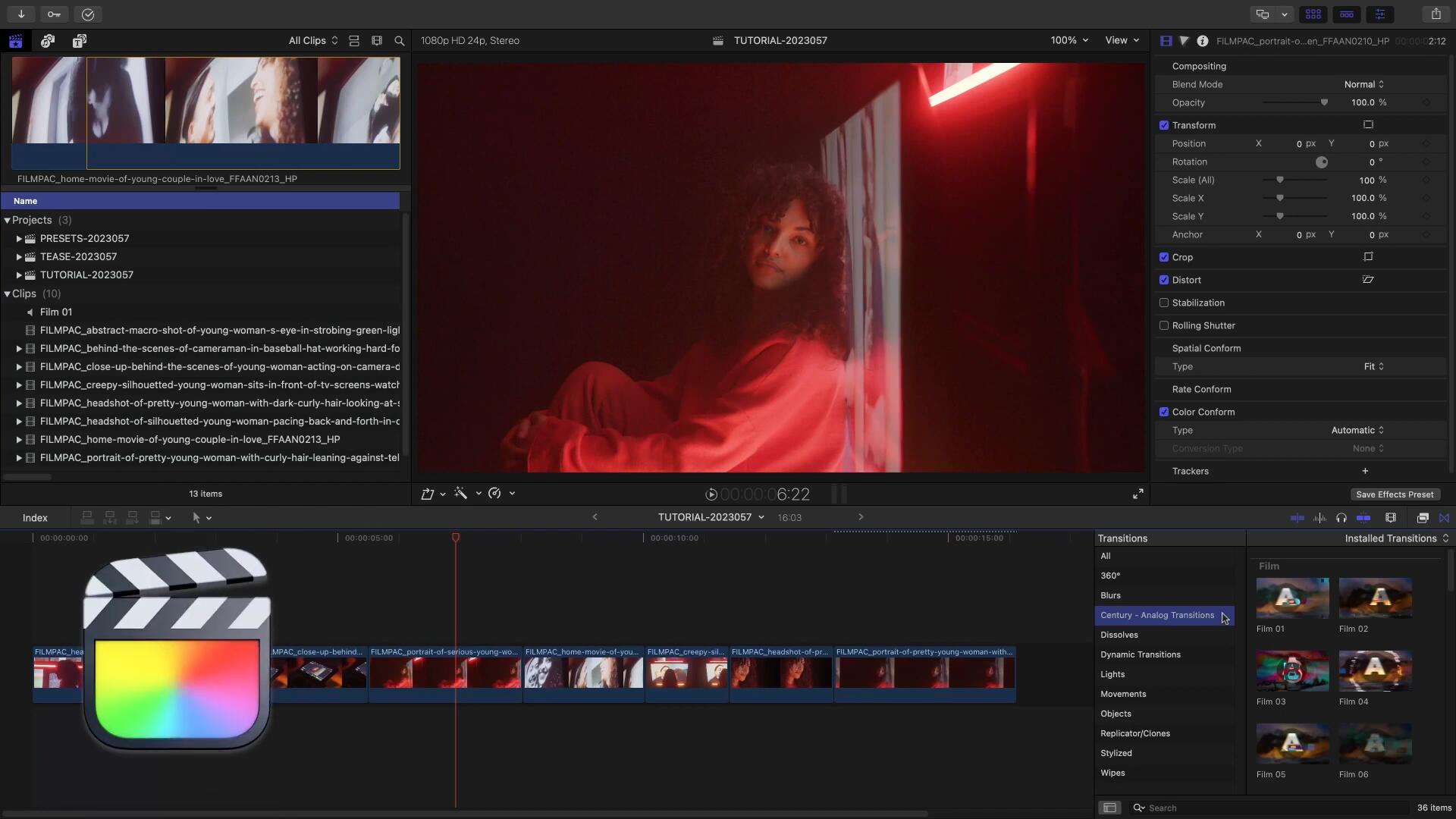 FCPX插件:36种复古画面胶片失真信号干扰故障转场过渡 Analog Transitions , 第2张-素材湾丨精选海外优质设计素材资源 FCPX插件:36种复古画面胶片失真信号干扰故障转场过渡 Analog Transitions , sucaiwan.com