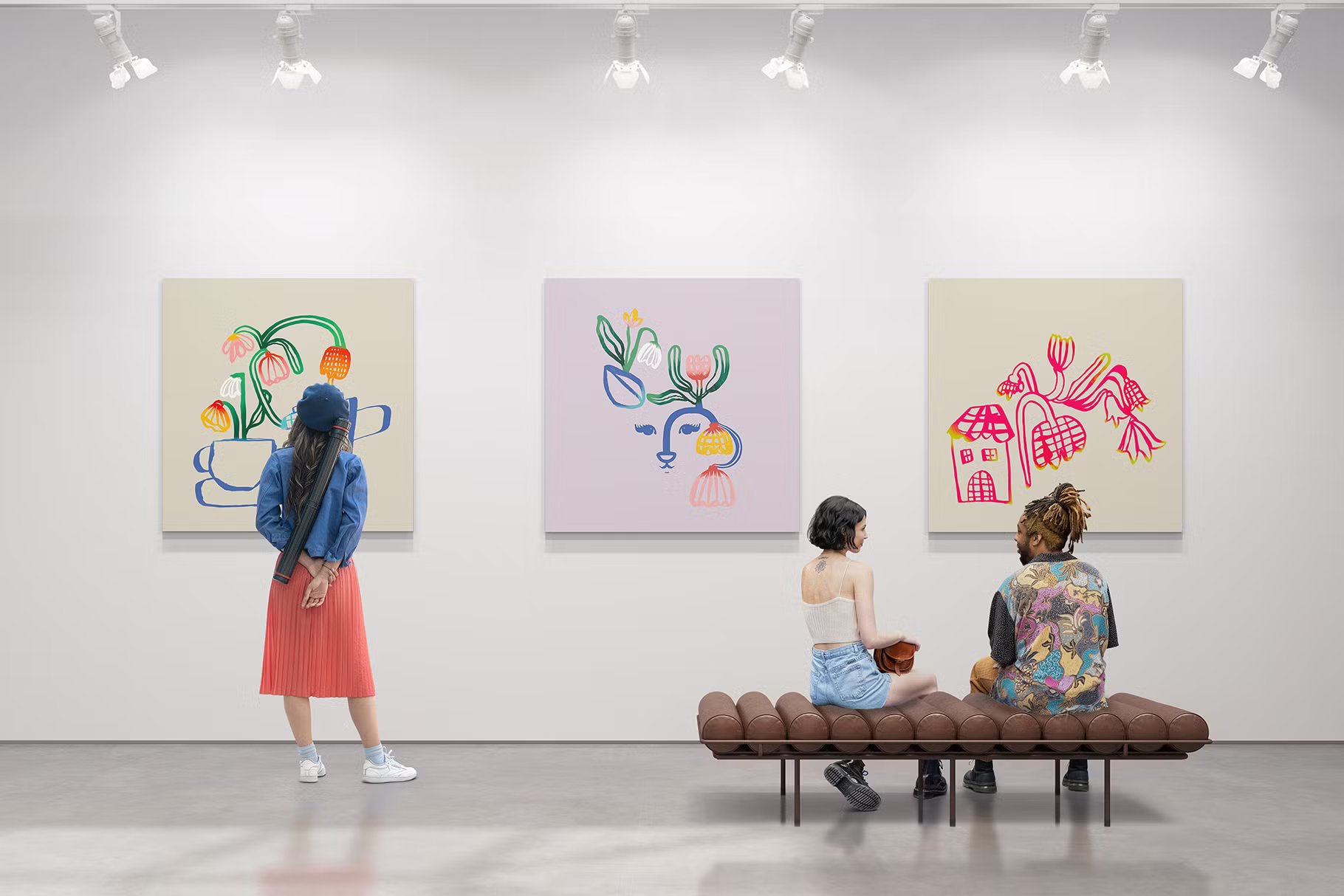 艺术海报画展作品模型场景样机 Ruta Single | 03 Art Gallery Mockup 样机素材 第3张-素材湾丨精选海外优质设计素材资源 艺术海报画展作品模型场景样机 Ruta Single | 03 Art Gallery Mockup 样机素材 sucaiwan.com