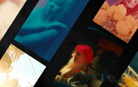 AE模板:复古梦幻胶片燃烧漏光耀斑抖音小红书竖屏视频转场