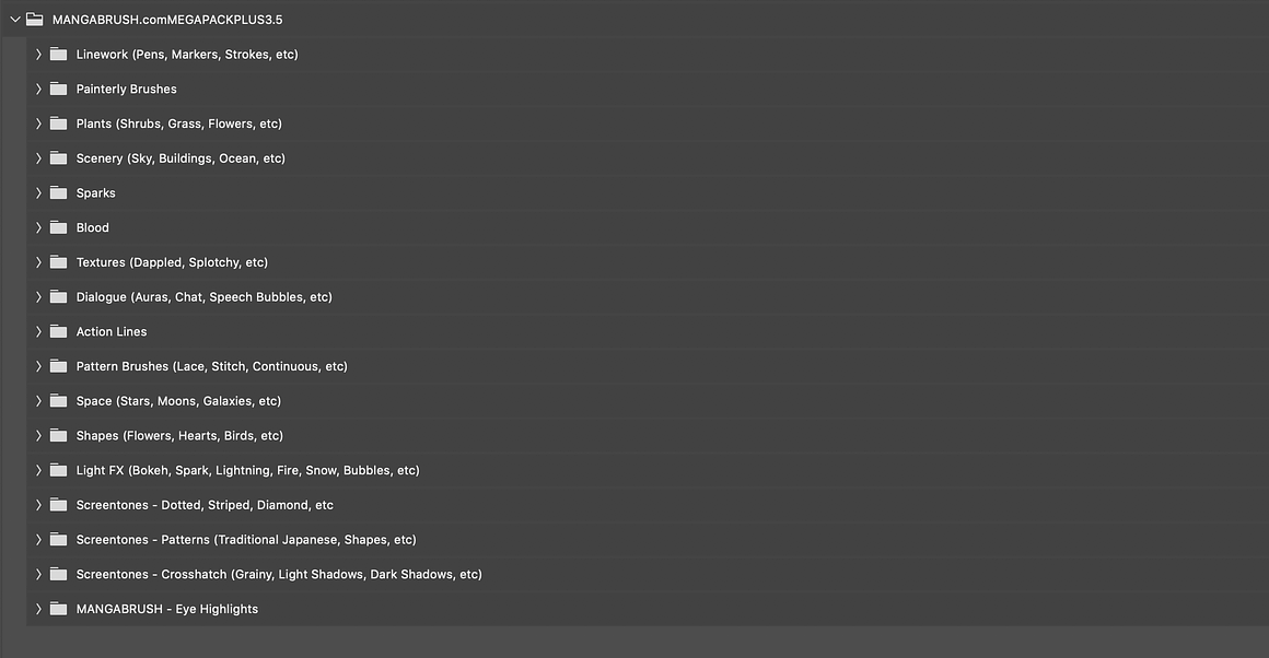 PS笔刷:1000个日系漫画植物笔刷风景血液动作线形状天气笔刷全集 MANGA COMIC BRUSH MEGAPACK 1500+ , 第10张-素材湾丨精选海外优质设计素材资源 PS笔刷:1000个日系漫画植物笔刷风景血液动作线形状天气笔刷全集 MANGA COMIC BRUSH MEGAPACK 1500+ , sucaiwan.com