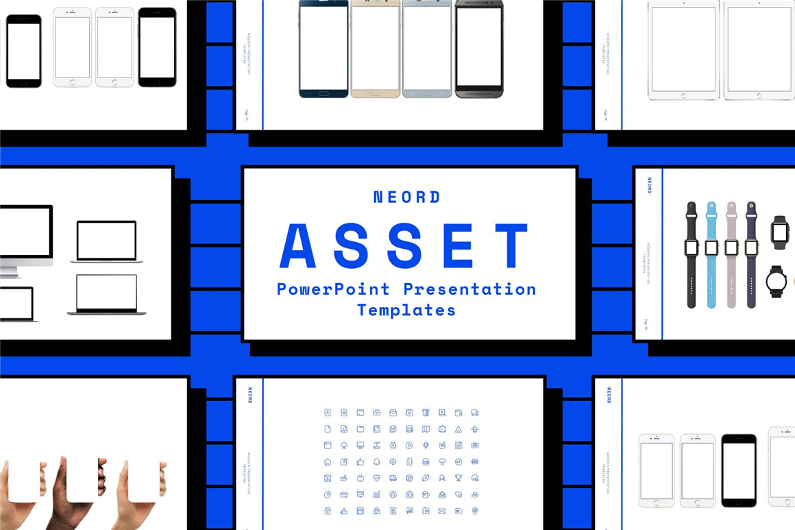 Invasi Studio 90年代新潮复古孟菲斯风格社交媒体电商海报设计PSD模板 NEORD Bundle Brand Templates 图片素材 sucaiwan.com