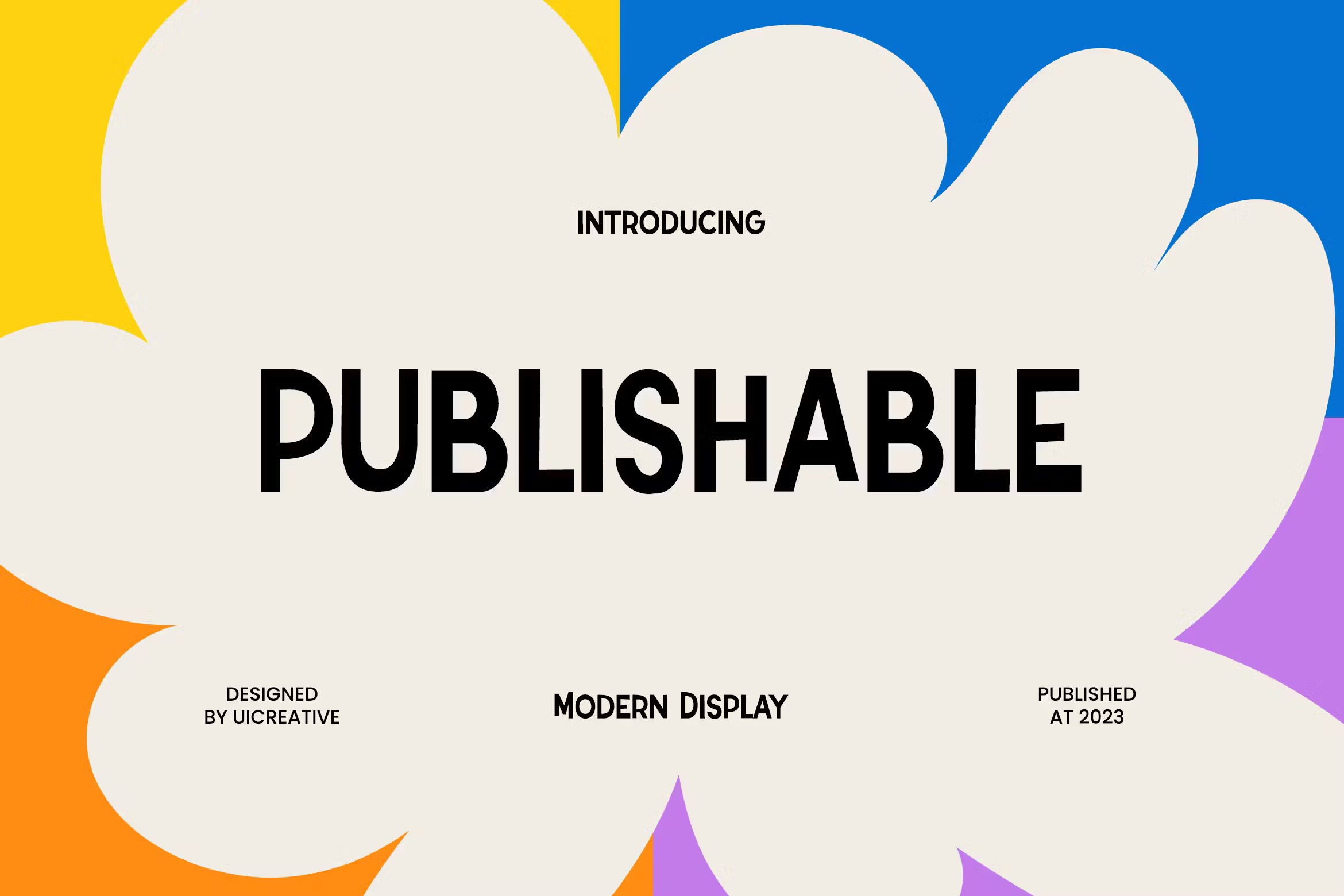 现代无衬线显示字体 Publishable Modern Sans Serif Display Font 设计素材 sucaiwan.com
