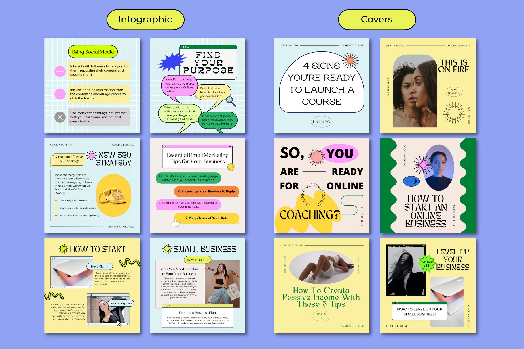 复古时尚渐变90年代美学包网格图形元素封面帖子Canva模板 Canva Retro 90s Aesthetic Pack 幻灯图表 第6张-素材湾丨精选海外优质设计素材资源 复古时尚渐变90年代美学包网格图形元素封面帖子Canva模板 Canva Retro 90s Aesthetic Pack 幻灯图表 sucaiwan.com