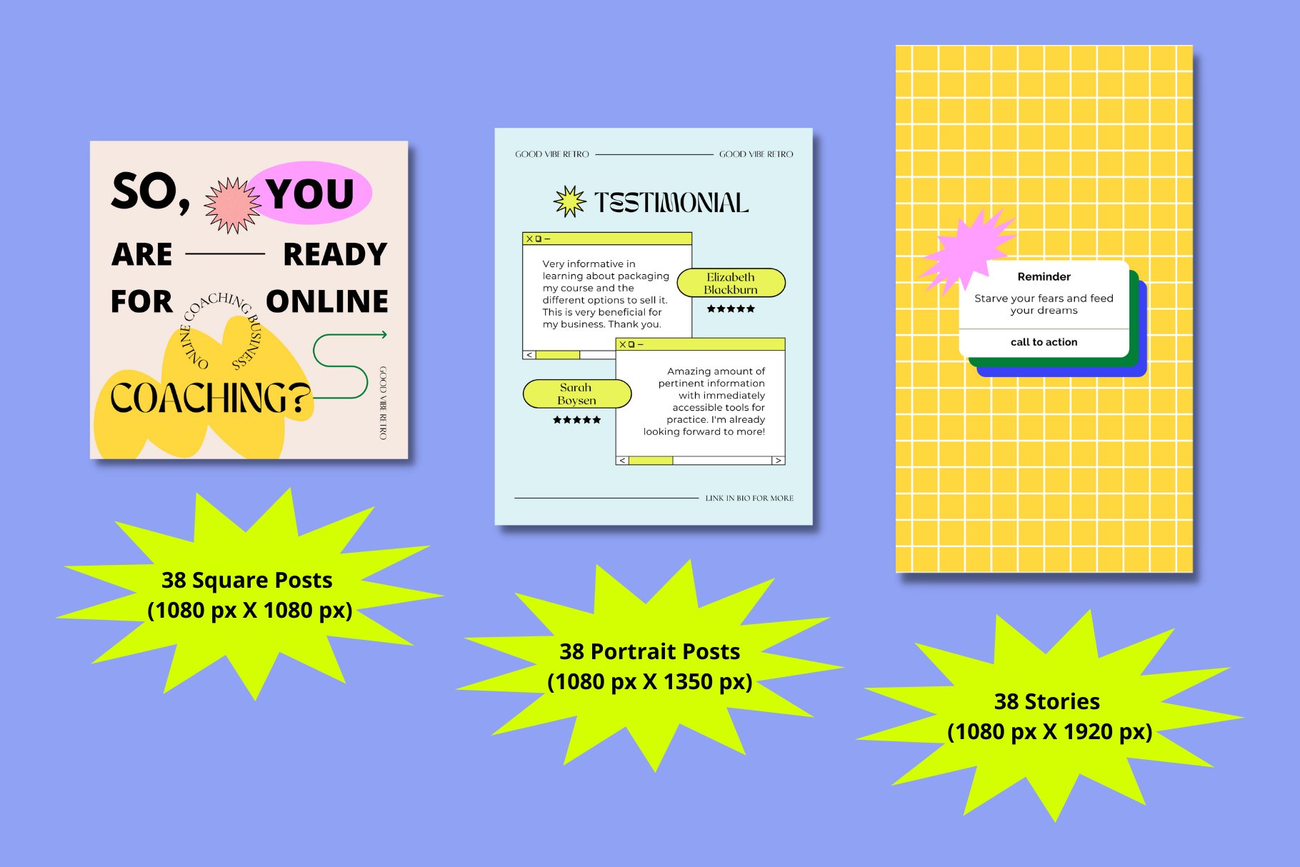 复古时尚渐变90年代美学包网格图形元素封面帖子Canva模板 Canva Retro 90s Aesthetic Pack 幻灯图表 第9张-素材湾丨精选海外优质设计素材资源 复古时尚渐变90年代美学包网格图形元素封面帖子Canva模板 Canva Retro 90s Aesthetic Pack 幻灯图表 sucaiwan.com