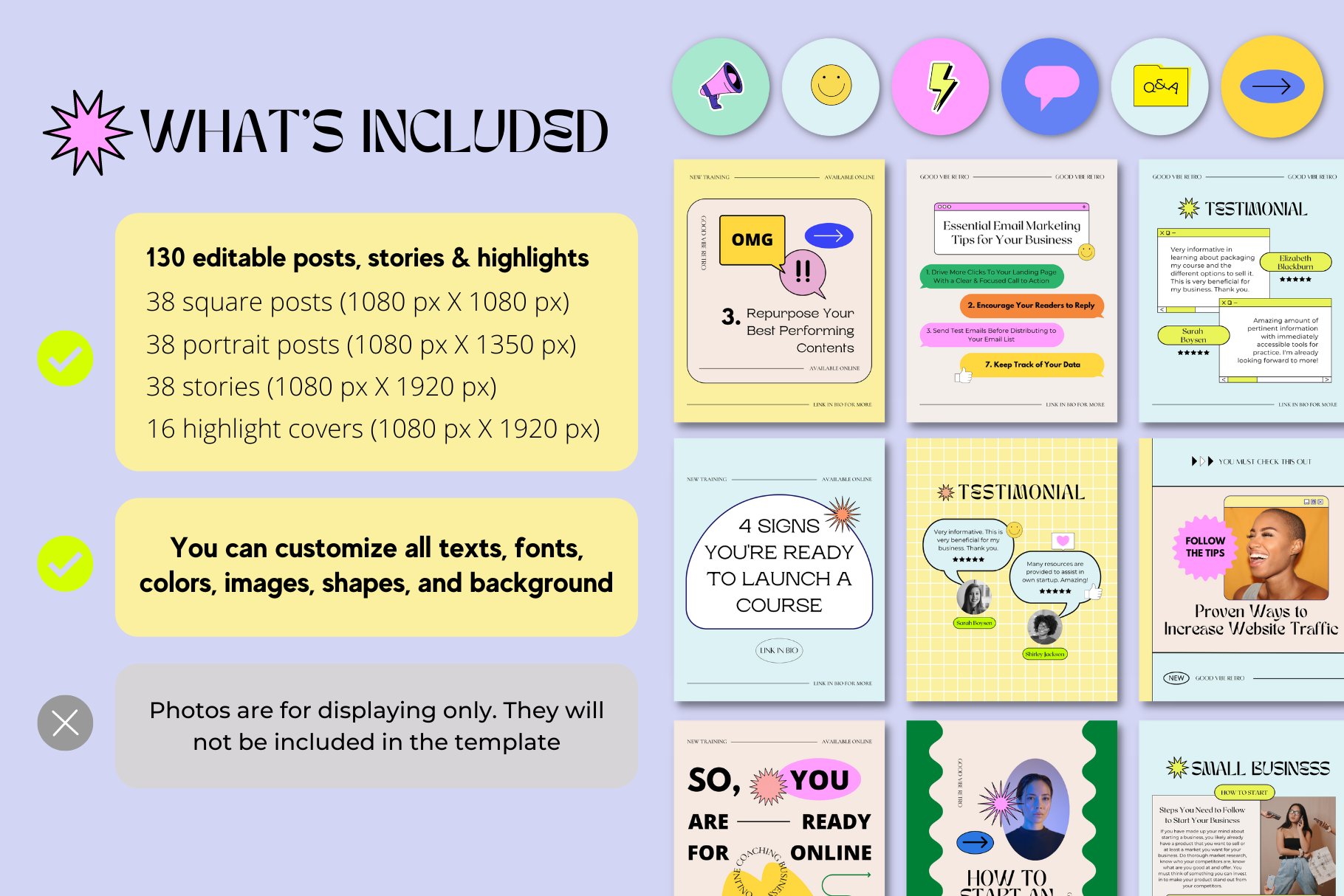 复古时尚渐变90年代美学包网格图形元素封面帖子Canva模板 Canva Retro 90s Aesthetic Pack 幻灯图表 第15张-素材湾丨精选海外优质设计素材资源 复古时尚渐变90年代美学包网格图形元素封面帖子Canva模板 Canva Retro 90s Aesthetic Pack 幻灯图表 sucaiwan.com