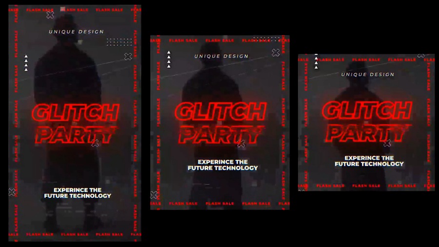 Artlist 20个竖屏时髦故障效果 抖音短视频品牌展示宣传 AE模板 Glitch Instagram Stories 2 影视音频 sucaiwan.com