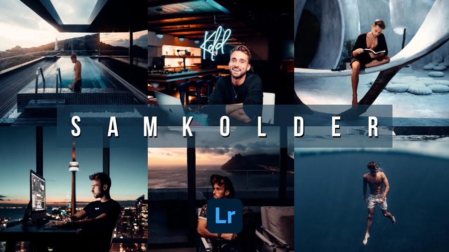 Sam Kolder 橙色青色去饱和绿色、水下摄影、热带色调、旅拍照片LR预设 Original Sam Kolder Presets XMP+DNG 插件预设 sucaiwan.com