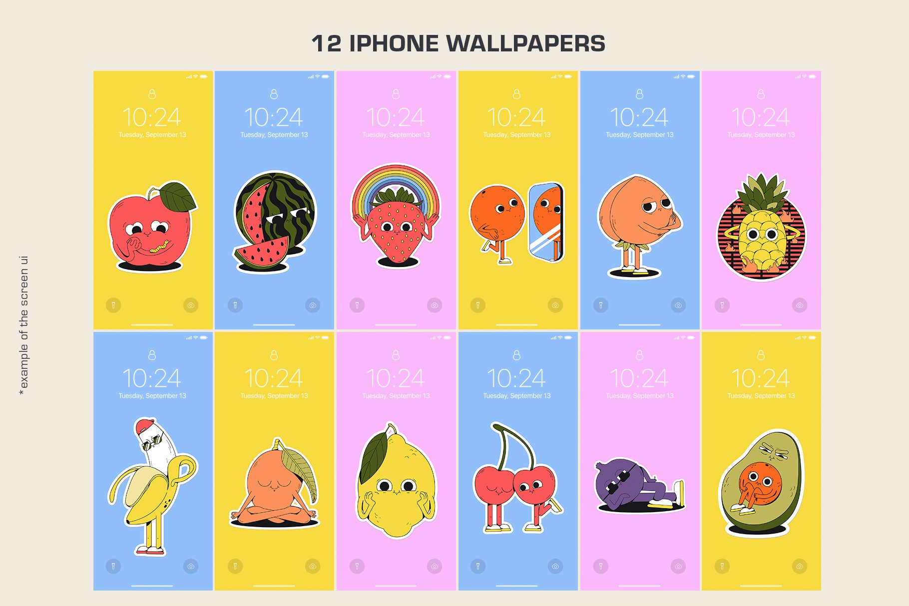 高品质矢量贴纸包 印刷品/海报/贺卡/品牌/文具设计/包装纺织品和服装PNG、AI矢量贴纸 Suspicious Fruits – vector stickers 图片素材 第3张-素材湾丨精选海外优质设计素材资源 高品质矢量贴纸包 印刷品/海报/贺卡/品牌/文具设计/包装纺织品和服装PNG、AI矢量贴纸 Suspicious Fruits – vector stickers 图片素材 sucaiwan.com