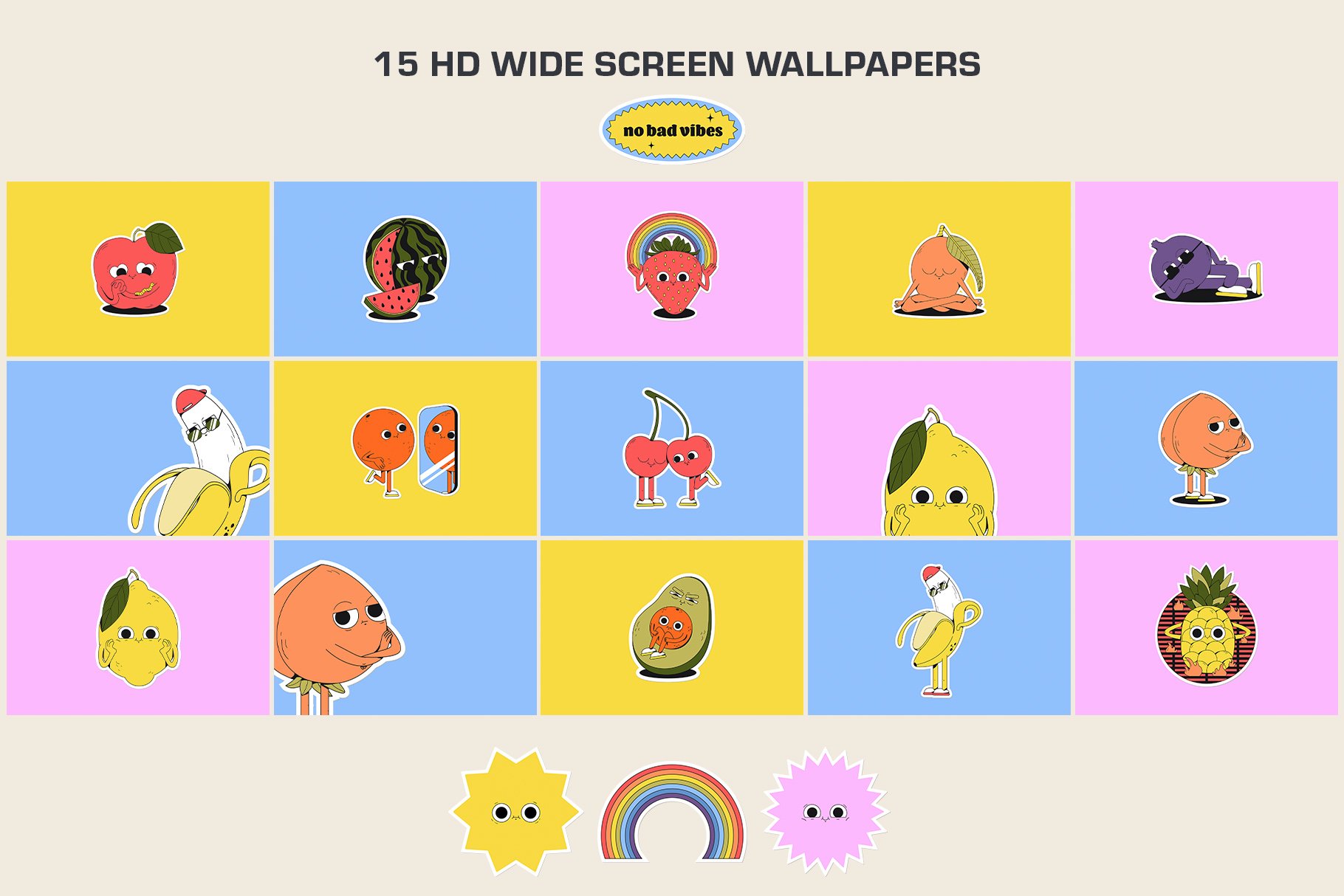 高品质矢量贴纸包 印刷品/海报/贺卡/品牌/文具设计/包装纺织品和服装PNG、AI矢量贴纸 Suspicious Fruits – vector stickers 图片素材 第4张-素材湾丨精选海外优质设计素材资源 高品质矢量贴纸包 印刷品/海报/贺卡/品牌/文具设计/包装纺织品和服装PNG、AI矢量贴纸 Suspicious Fruits – vector stickers 图片素材 sucaiwan.com