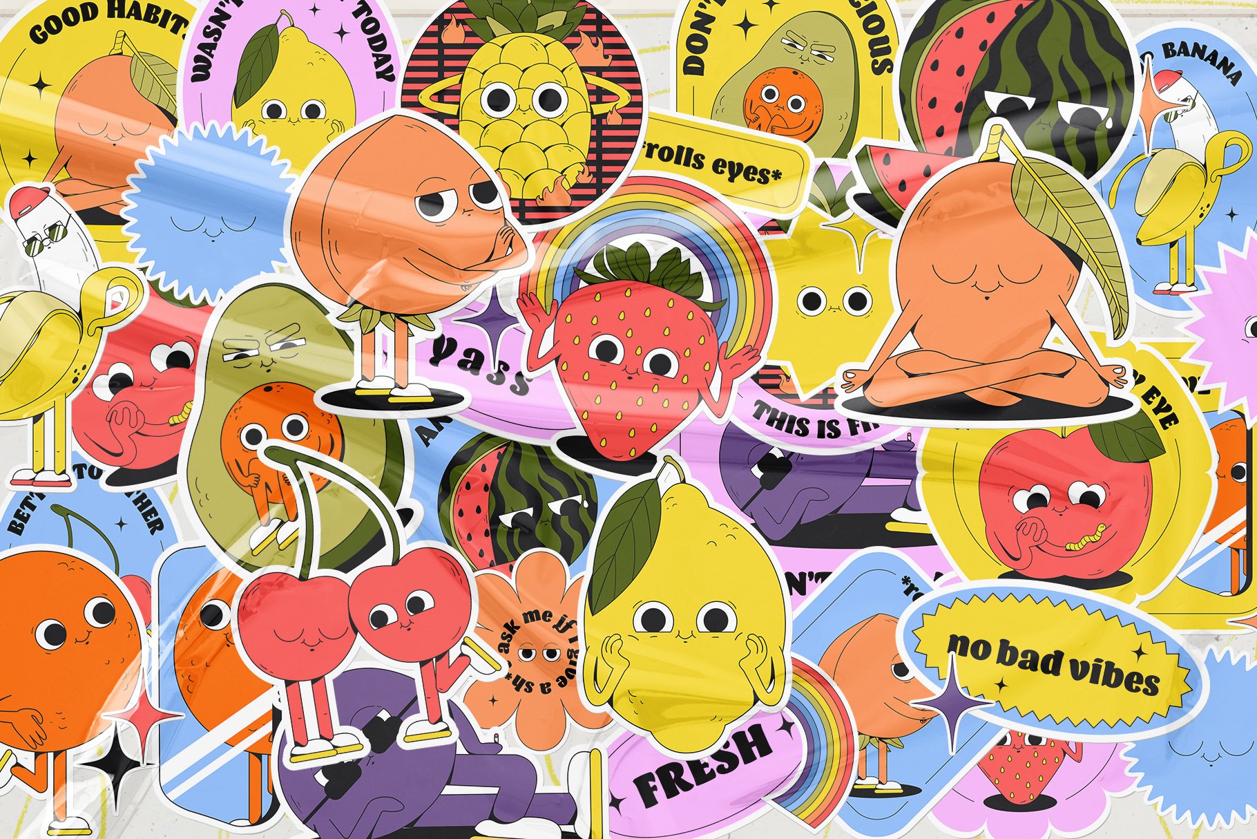 高品质矢量贴纸包 印刷品/海报/贺卡/品牌/文具设计/包装纺织品和服装PNG、AI矢量贴纸 Suspicious Fruits – vector stickers 图片素材 第12张-素材湾丨精选海外优质设计素材资源 高品质矢量贴纸包 印刷品/海报/贺卡/品牌/文具设计/包装纺织品和服装PNG、AI矢量贴纸 Suspicious Fruits – vector stickers 图片素材 sucaiwan.com