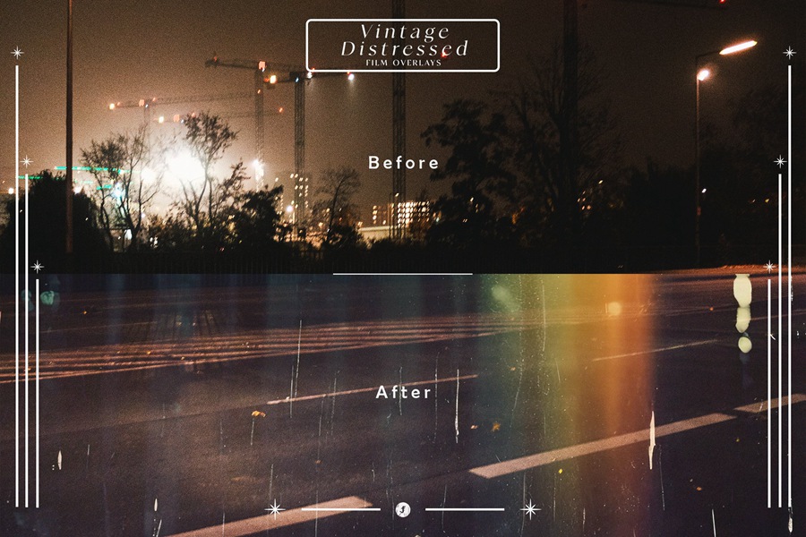 30张高品质复古胶片划痕仿旧薄膜纹理/摄影后期照片叠加 Vintage Distressed Film Overlays 图片素材 sucaiwan.com