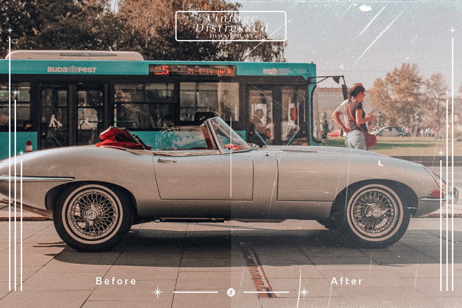 30张高品质复古胶片划痕仿旧薄膜纹理/摄影后期照片叠加 Vintage Distressed Film Overlays 图片素材 sucaiwan.com