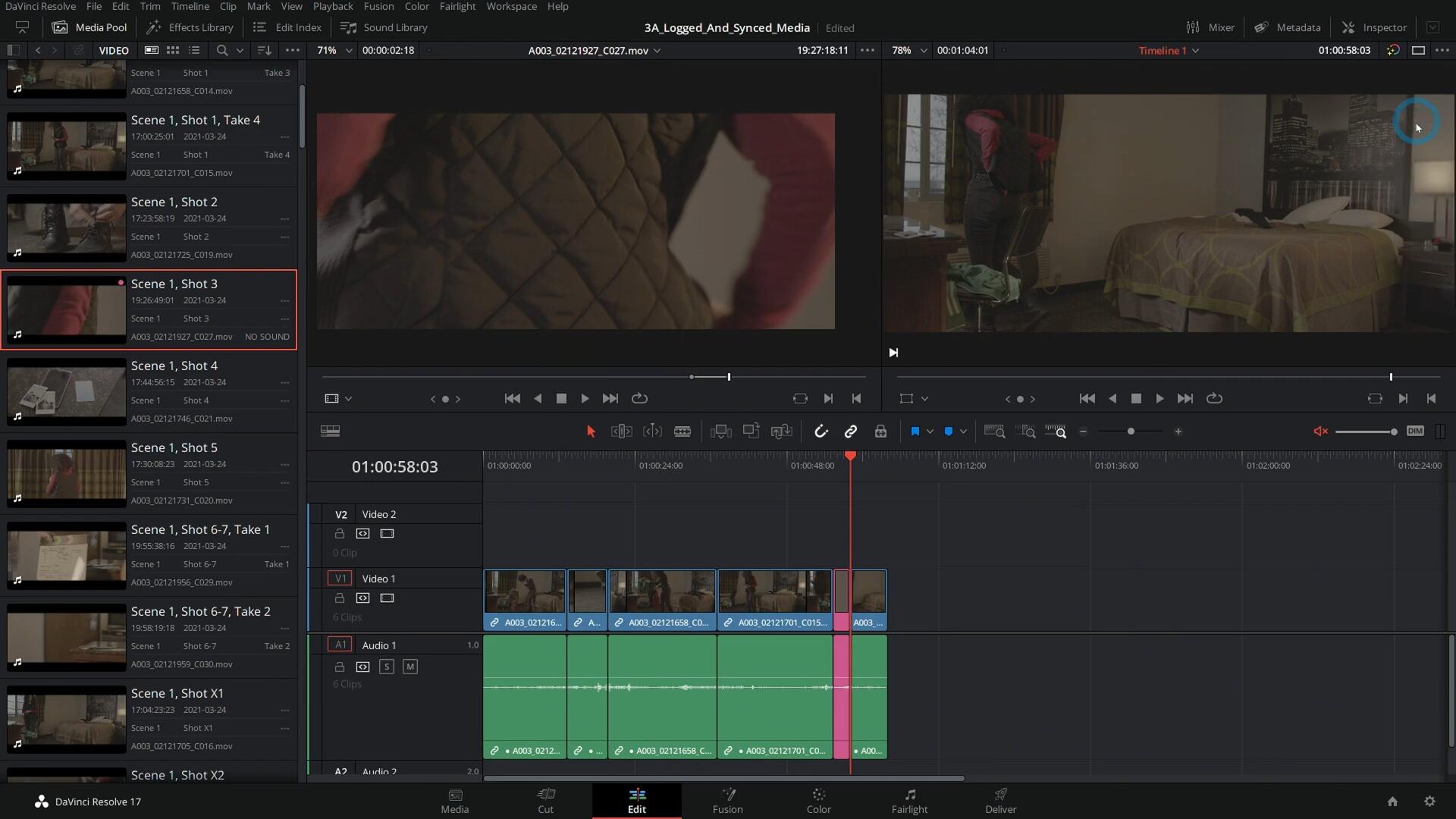大师课程：达芬奇17学习编辑色彩校正音频混合叙事技术视频课程 Ground Control - Davinci Resolve 17 End to End 设计教程 sucaiwan.com