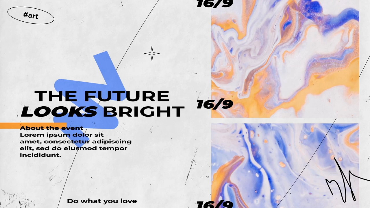 Event Titles 9种时尚色彩缤纷引人注目公司活动视频标题AE模板 + 视频同款背景音乐 影视音频 sucaiwan.com