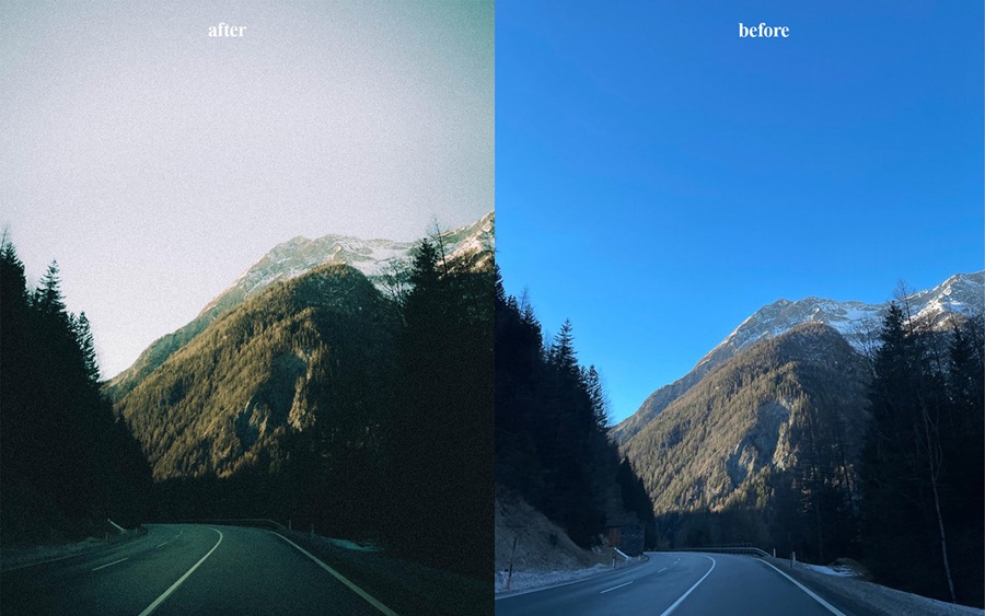 摄影后期修图调色复古胶片质感旧照片网红博主经典人像户外温暖氛围 Lightroom预设 插件预设 sucaiwan.com