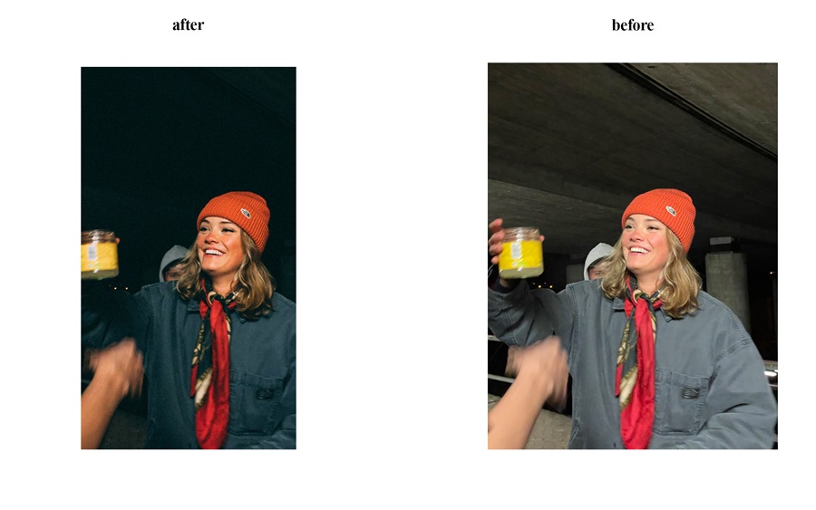 摄影后期修图调色复古胶片质感旧照片网红博主经典人像户外温暖氛围 Lightroom预设 插件预设 sucaiwan.com