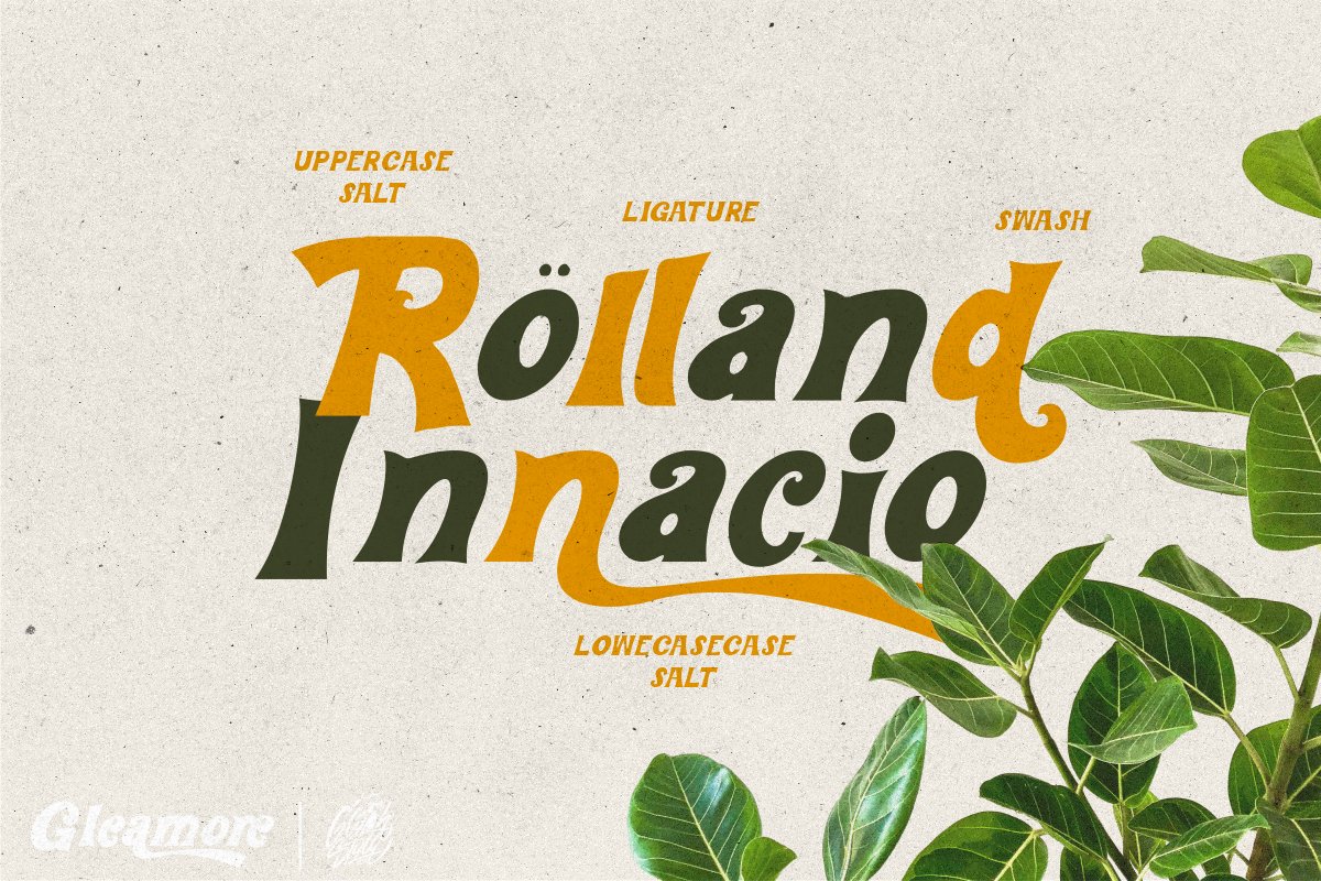 Gleamore Display Font 广告、产品包装、产品设计、标签、摄影无衬线字体 设计素材 sucaiwan.com