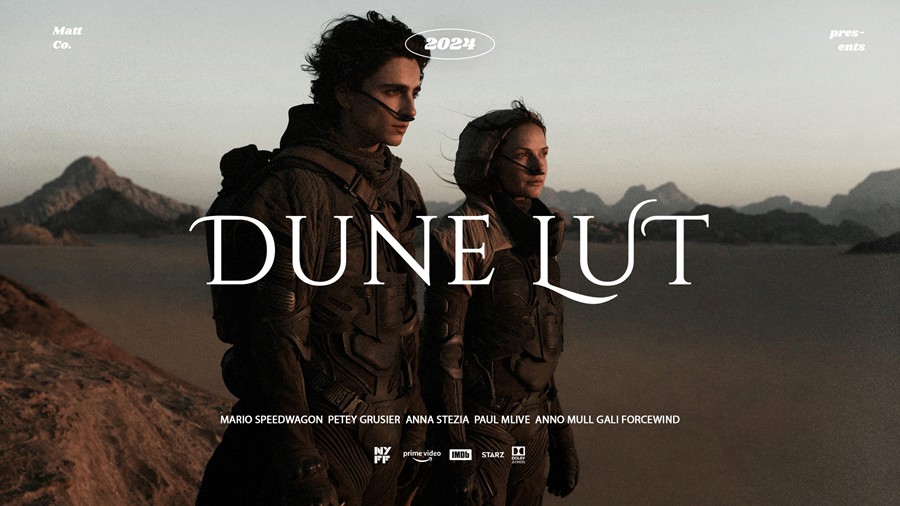 Dune LUT 重现《沙丘》柔和不饱和独特视觉美学电影感调色LUT 插件预设 sucaiwan.com