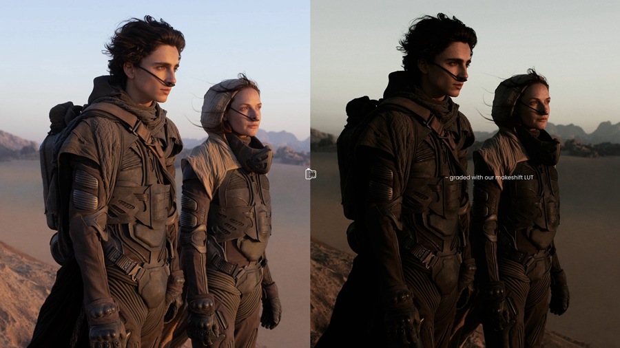 Dune LUT 重现《沙丘》柔和不饱和独特视觉美学电影感调色LUT 插件预设 sucaiwan.com