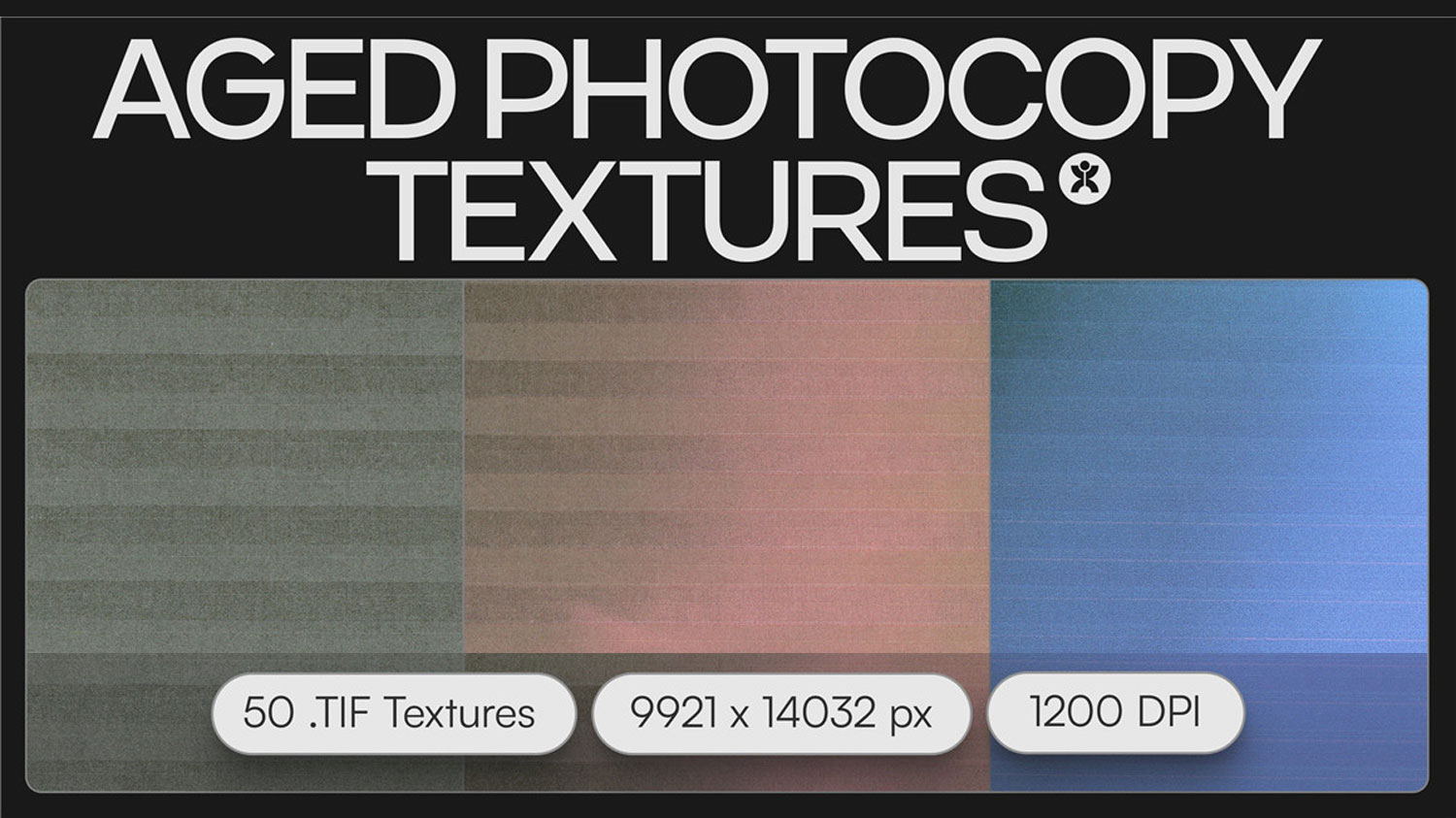 50款复古做旧喷墨损坏打印噪点扫描影印纸张纹理底纹背景设计包 Aged Photocopy Textures DORON SUPPLY , sucaiwan.com
